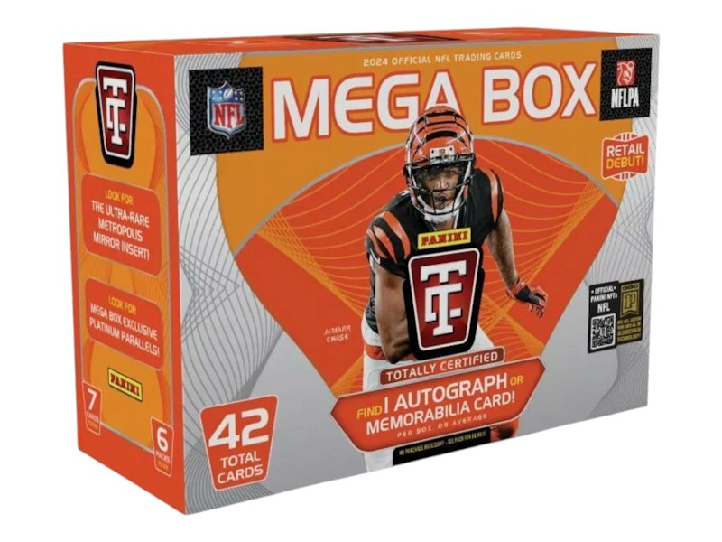 2024 Panini Totally Certified NFL Football Mega Box