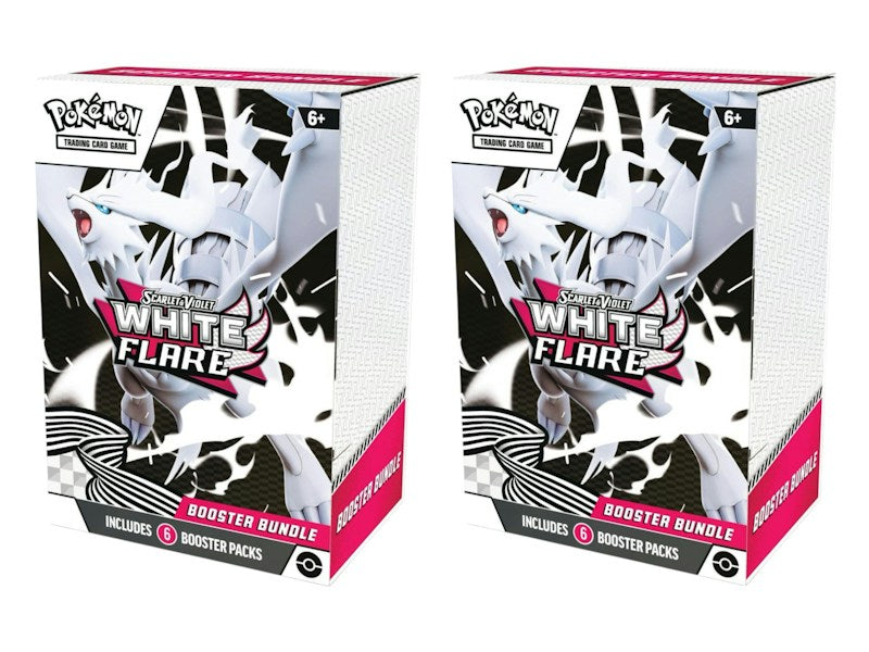 2025 Pokémon Scarlet & Violet White Flare Booster Bundle 2x Lot