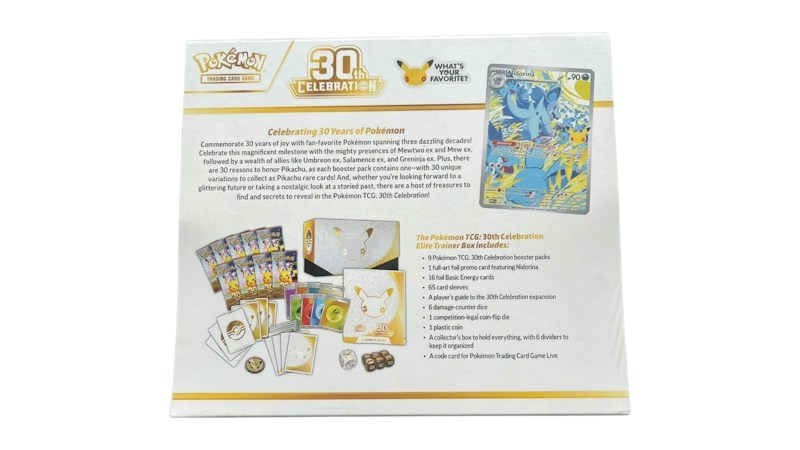 2026 Pokémon Mega Evolution 30th Celebration Elite Trainer Box 2x Lot