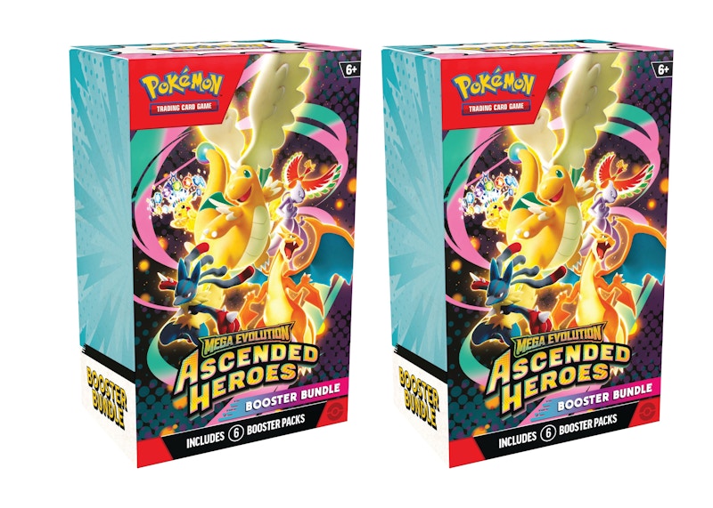 2026 Pokémon Mega Evolution Ascended Heroes Booster Bundle 2x Lot