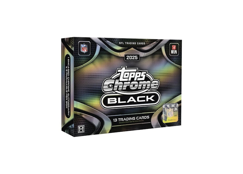 2025 Topps Chrome Black Football Hobby Box