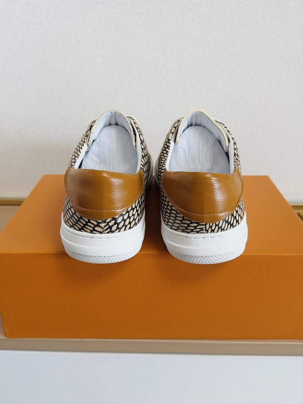 Louis Vuitton Men's Star-Panel Low-Top Sneakers — back